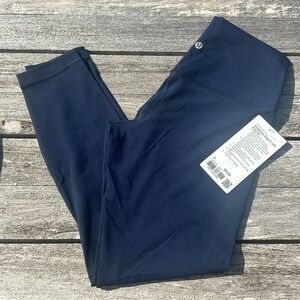 Lululemon Align High-Rise Pant 25" true navy blue size 8 NWT